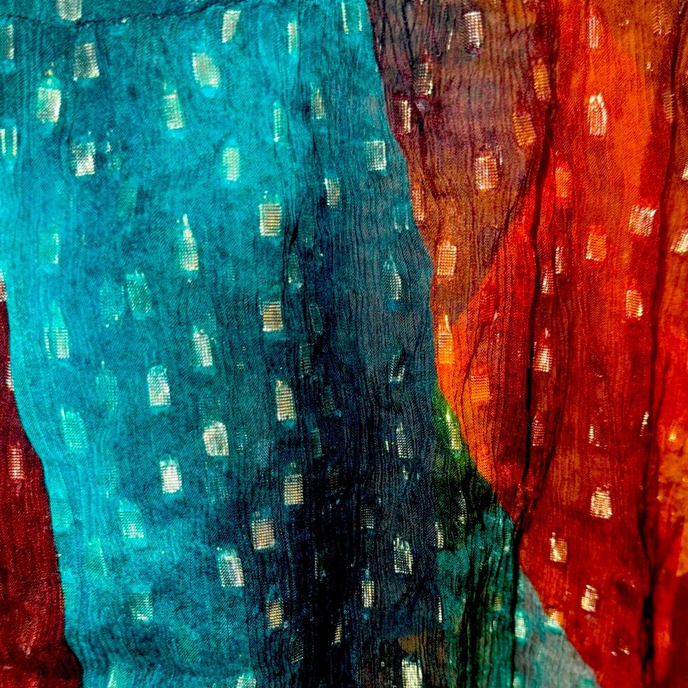 Colorful Patchwork Blouse - Picture 8 of 8